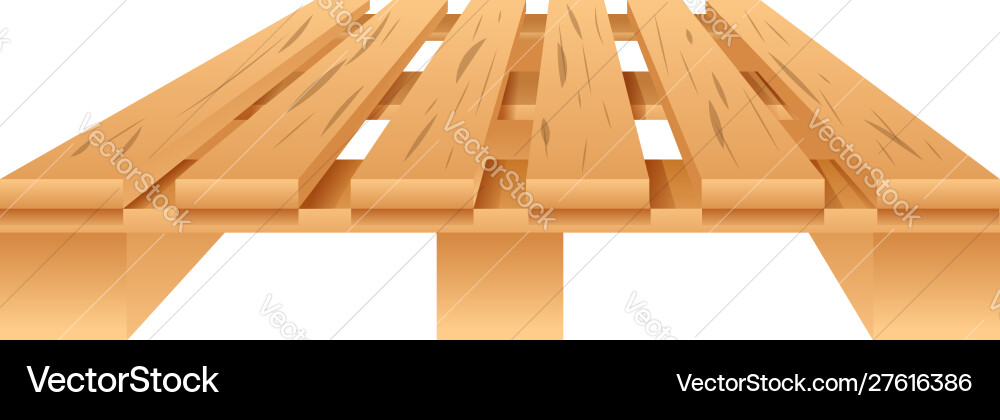 Holzpalette Ikone Cartoon Stil Holzpalette Ikone Cartoon Stil vektorbild