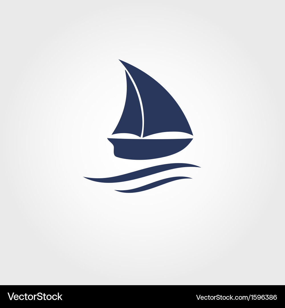 Marine Boat Icon Vector Image