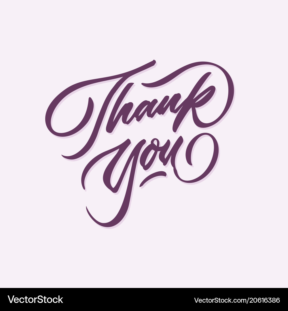 Vielen Dank Handschrift Typografiekarte Poster Vielen Dank Handschrift Typografiekarte Poster vektorbild