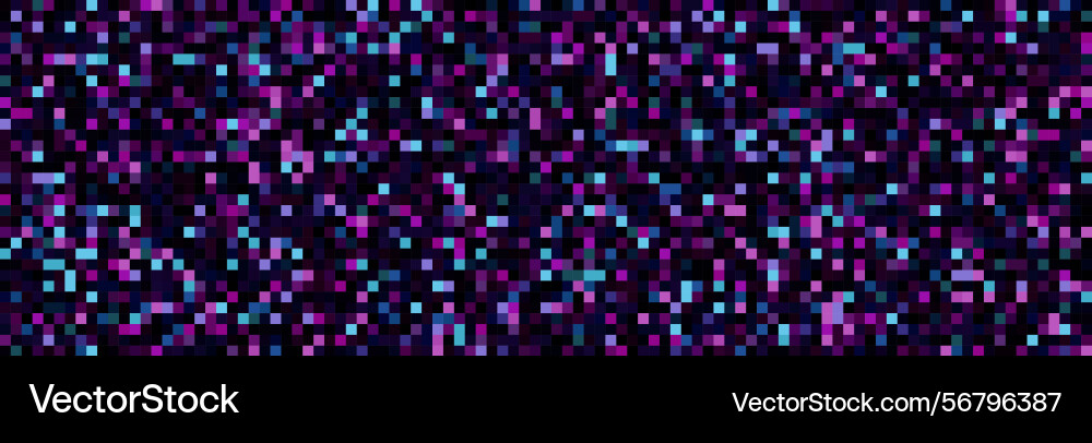 Abstract pixel bitmap pattern with random color vector image
