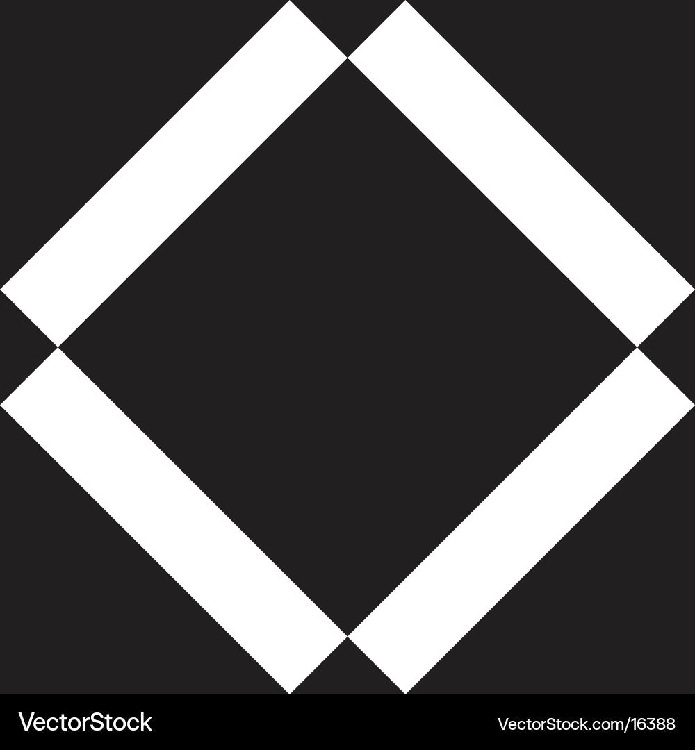 Black Lattice Pattern vector image