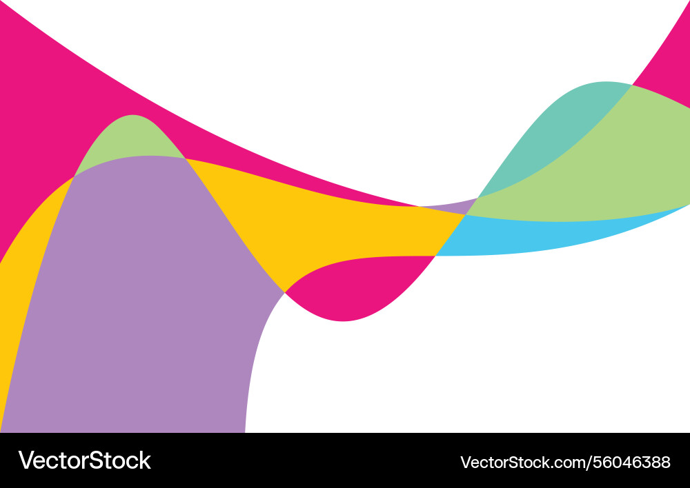 Fluid wave colorful abstract background dynamic Fluid wave colorful abstract background dynamic Vector Image