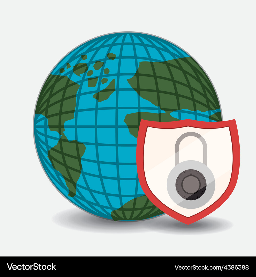 Security system design Vector Image