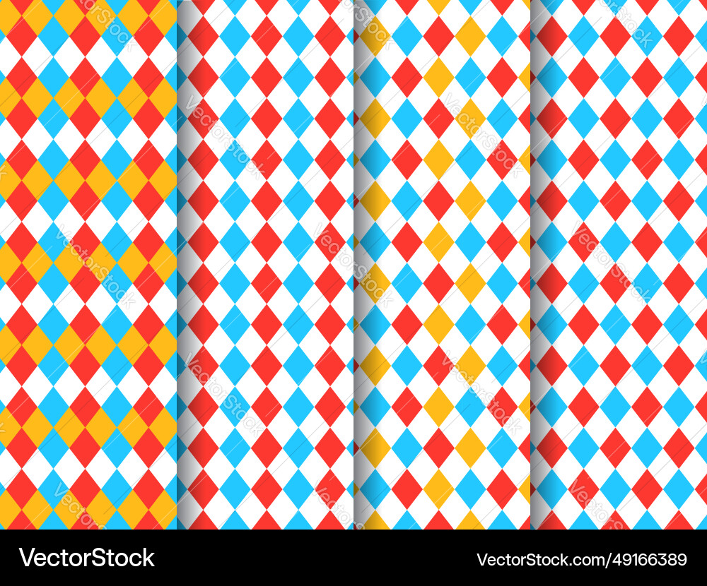 Circus harlequin Muster Farbe rhombus Hintergrund Circus harlequin Muster Farbe rhombus Hintergrund vektorbild