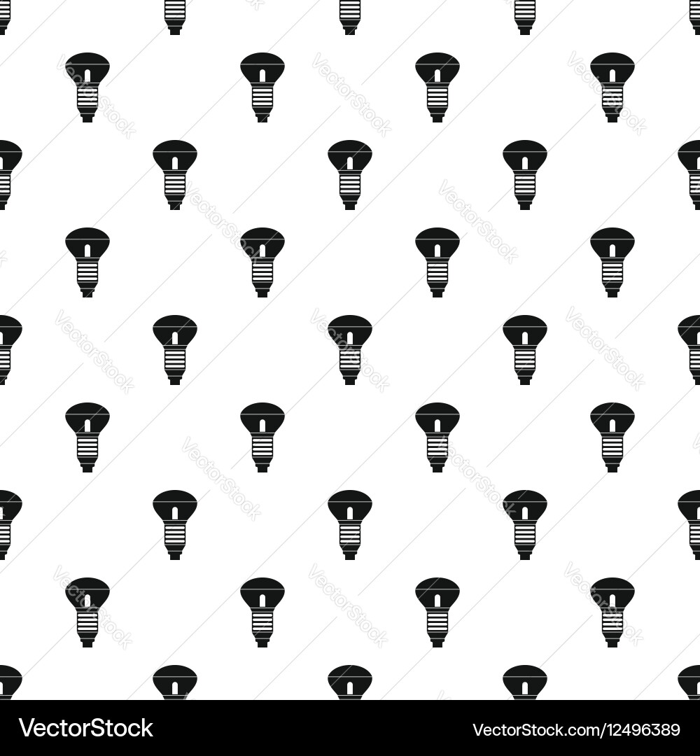 Lamp with light pattern simple style vector image