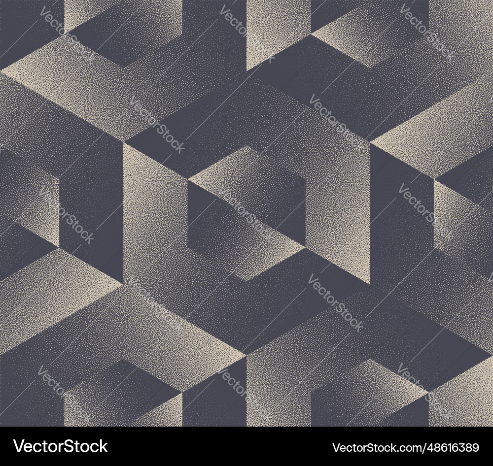 Retro Hexagon Pattern Vector Image