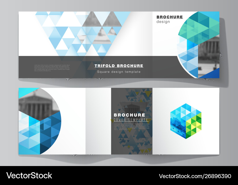 Minimal editable layout square Minimal editable layout square vector image