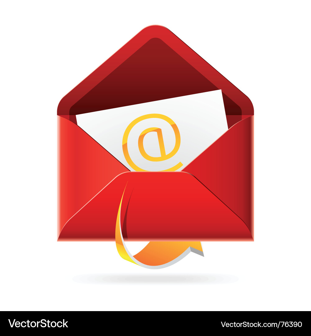 Outbox Mail Icon vector image