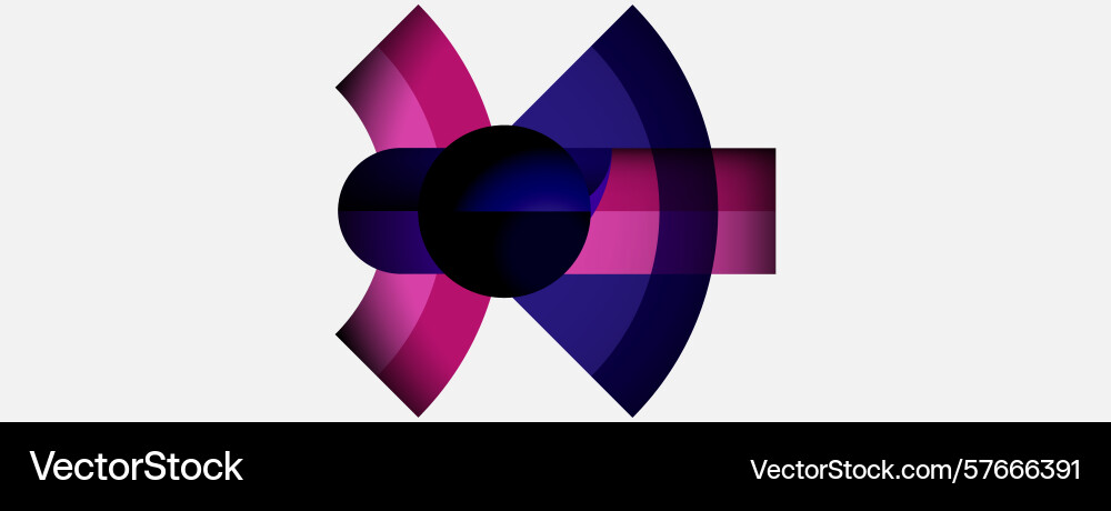 Abstract graphic design features overlapping Abstract graphic design features overlapping Vector Image