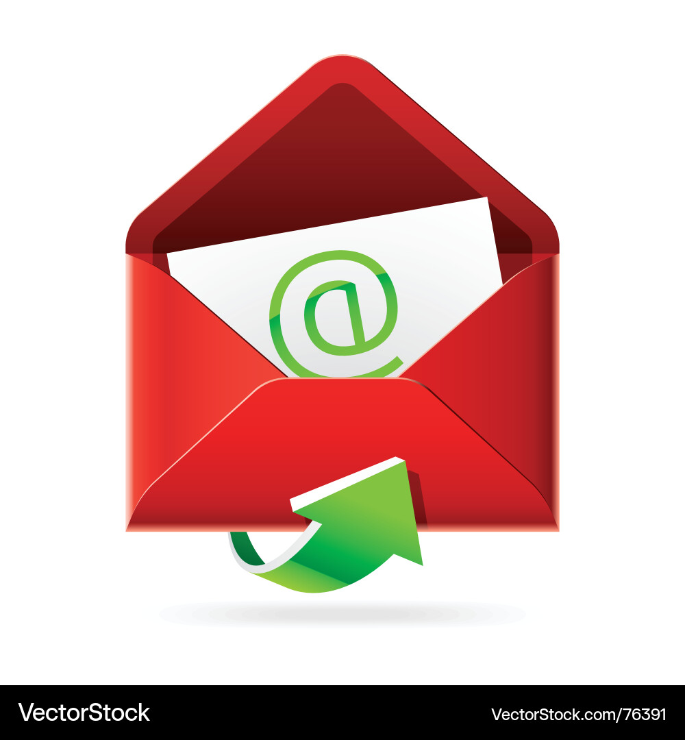 Inbox Mail Icon vector image
