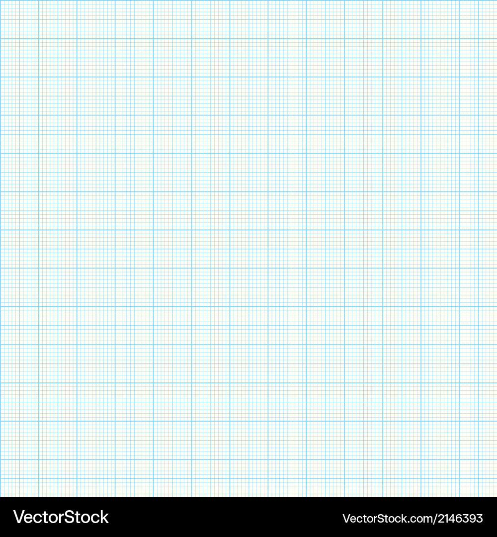 Seamless Grid Paper Pattern vector image