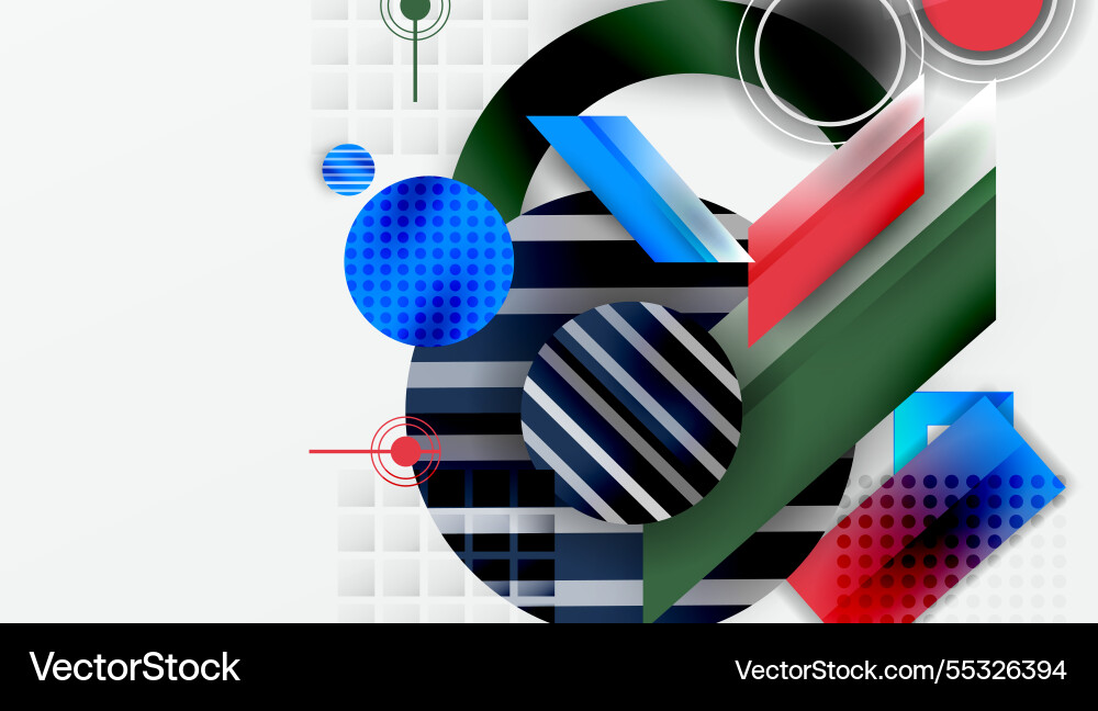 Dynamic complex geometric abstract background Dynamic complex geometric abstract background Vector Image