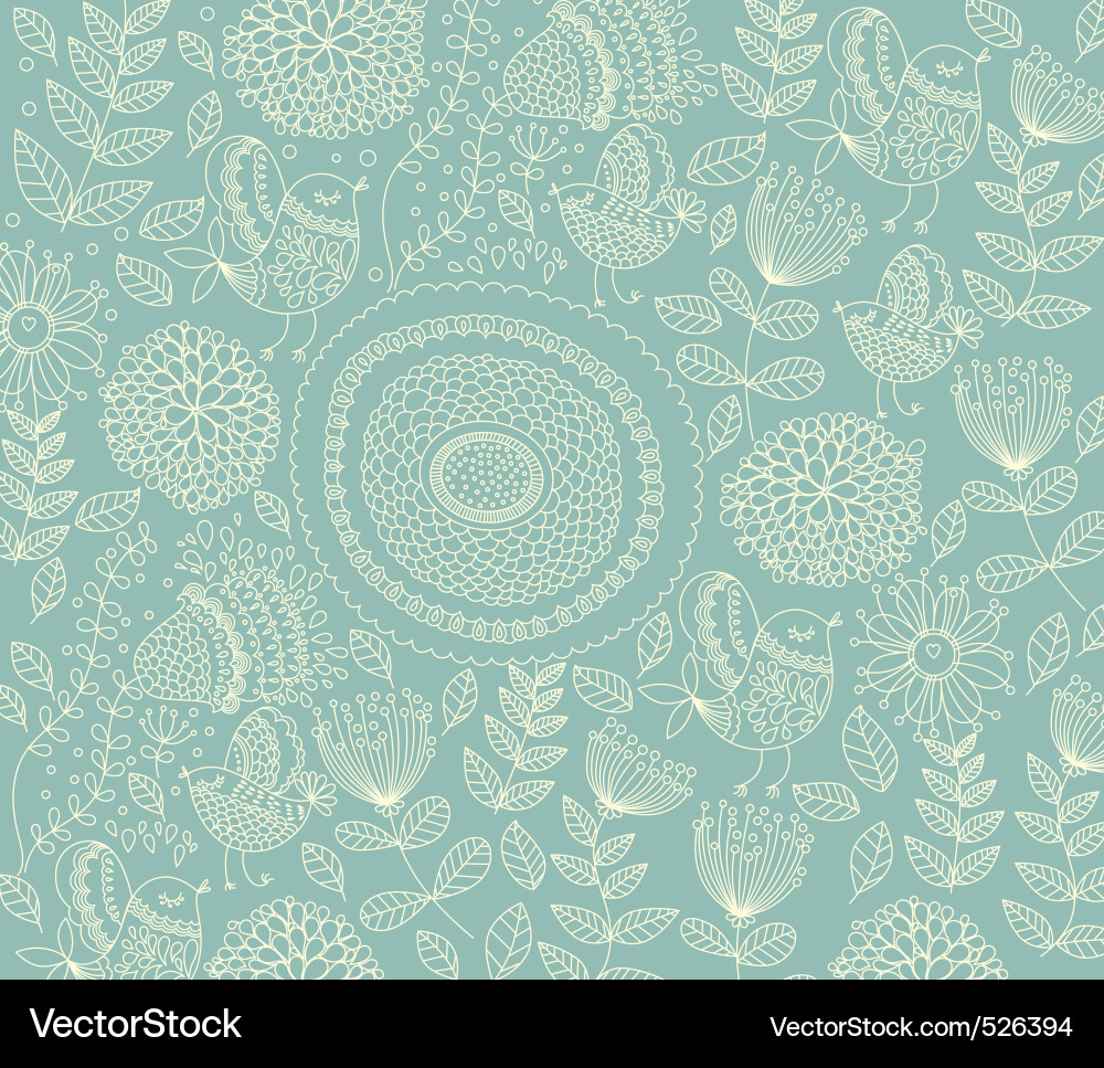 Floral Pattern Background vector image