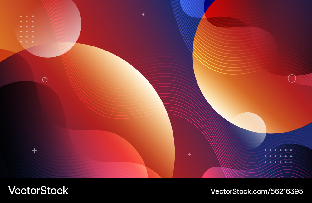 Colorful abstract background with dynamic waves Colorful abstract background with dynamic waves vector image