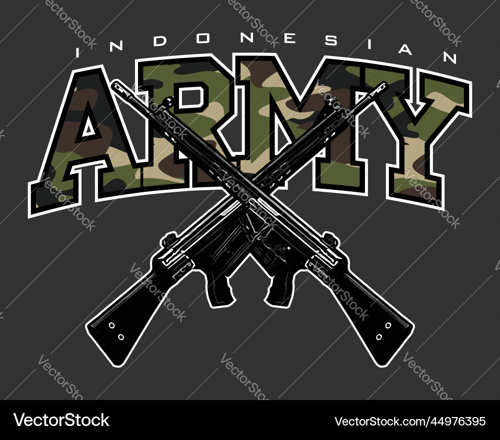 Long-barreled guns with writing background Long-barreled guns with writing background vector image