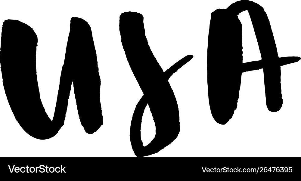 Slogan ein maßgeschneidertes Schriftwort usa Slogan ein maßgeschneidertes Schriftwort usa vektorbild