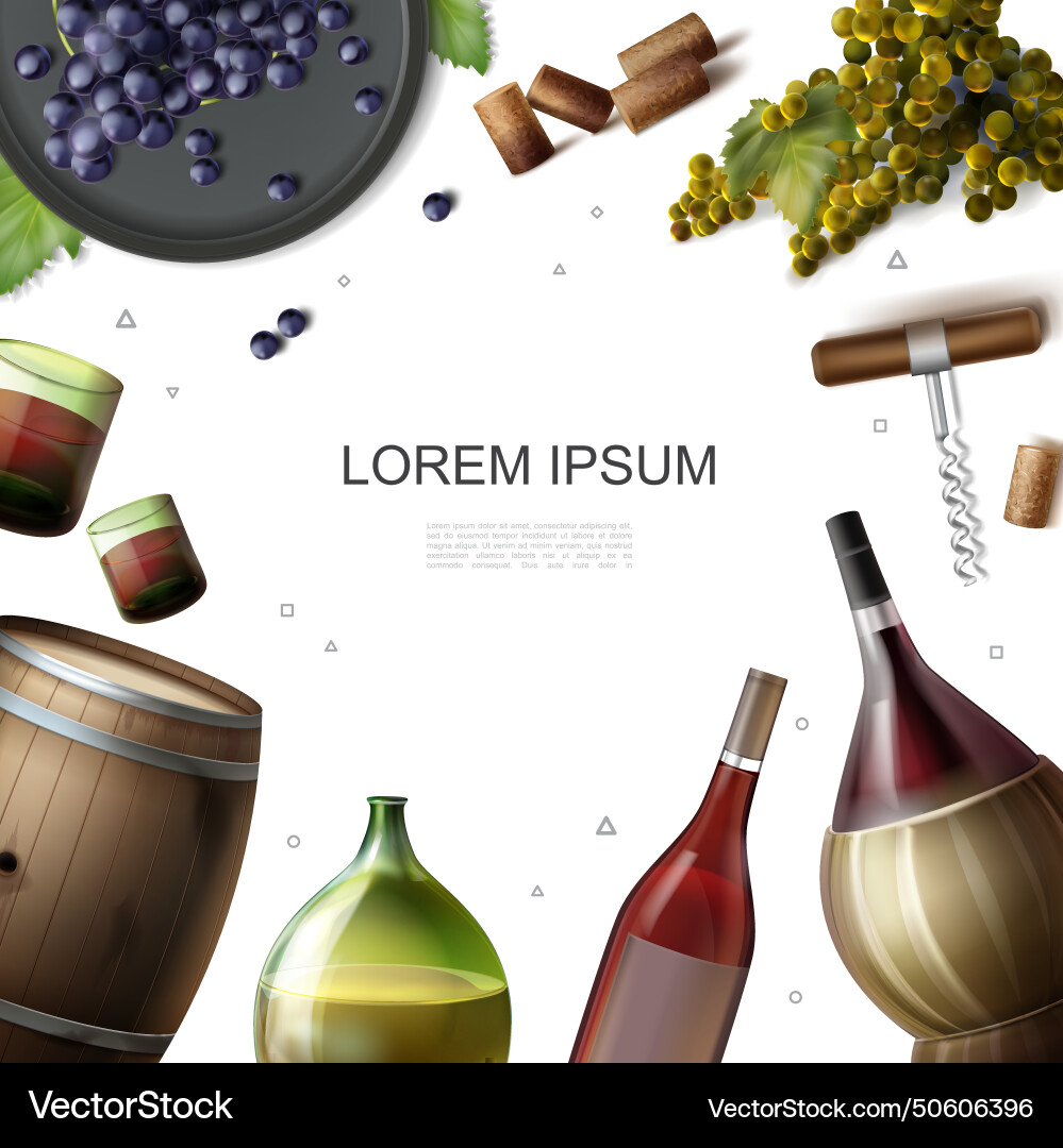 Reale Weinproduktionsindustrie Vorlage Reale Weinproduktionsindustrie Vorlage vektorbild
