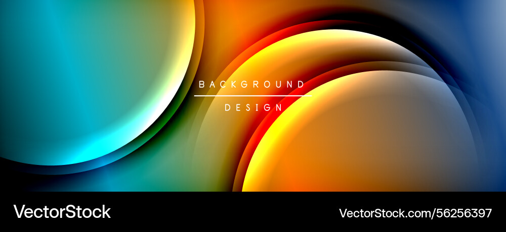 Abstract colorful waves create dynamic background Abstract colorful waves create dynamic background vector image