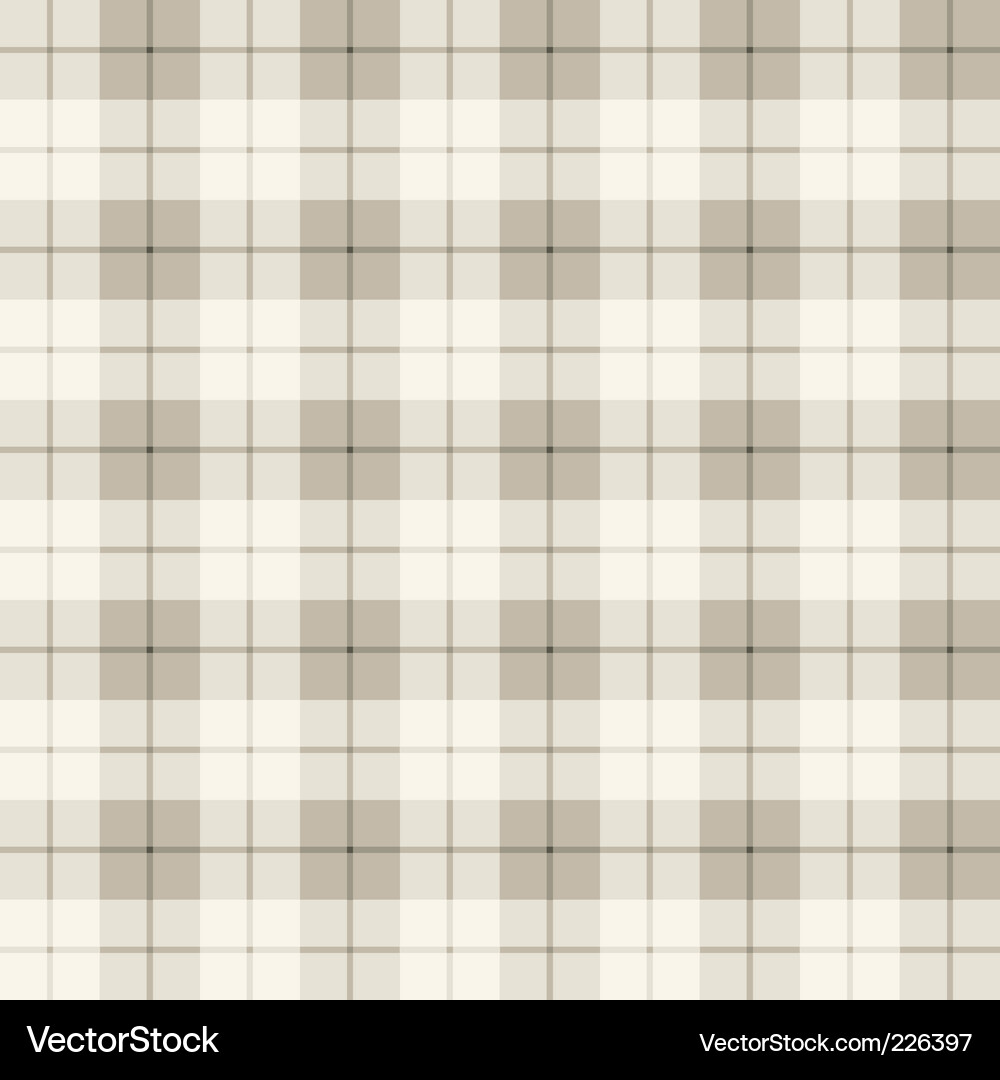 Classic Plaid Fabric Vector Image