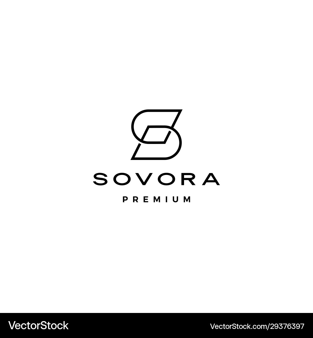 Elegant 'S' Initial Logo vector image