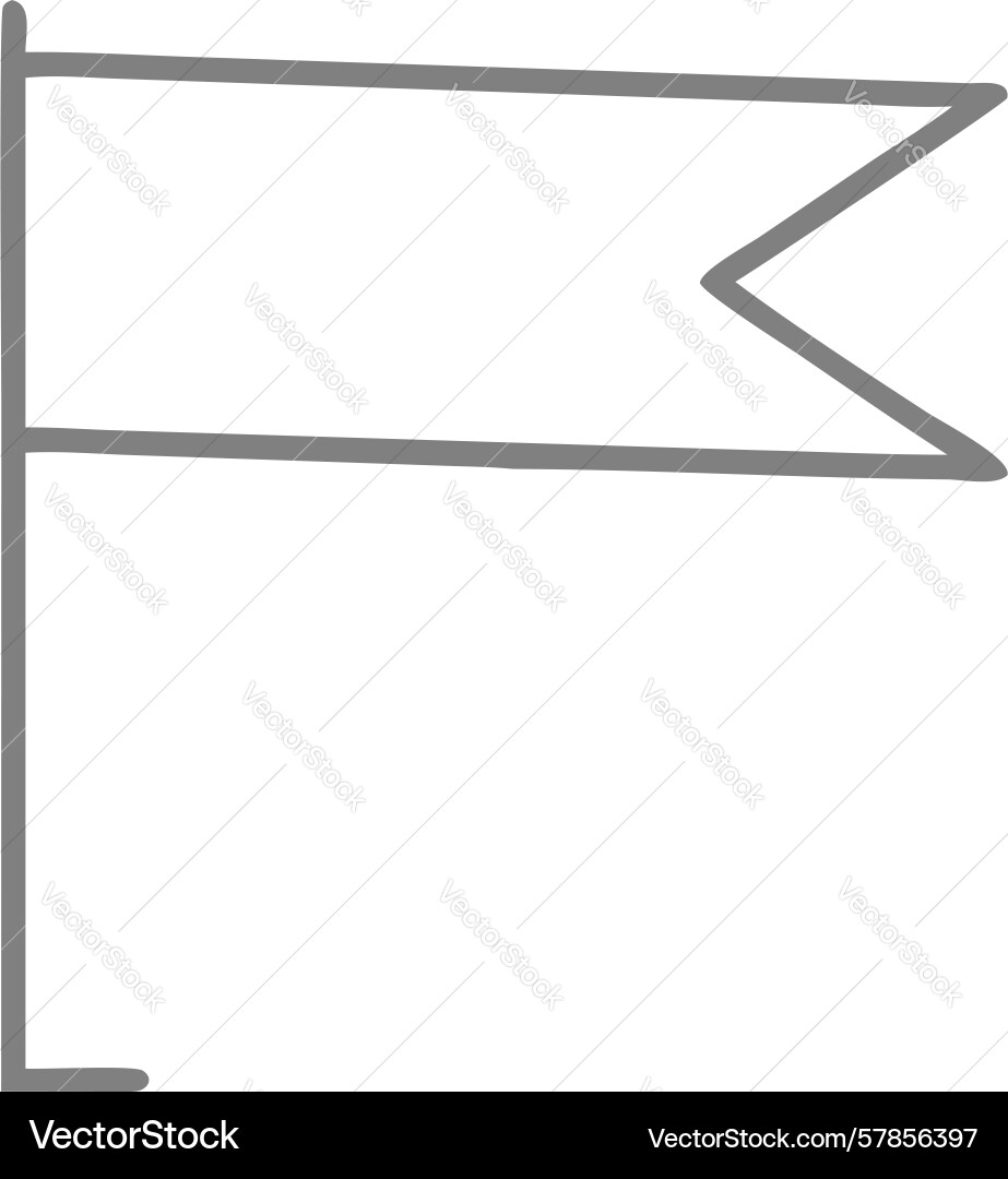 Outline diagonal slash box icon design generative Vector Image
