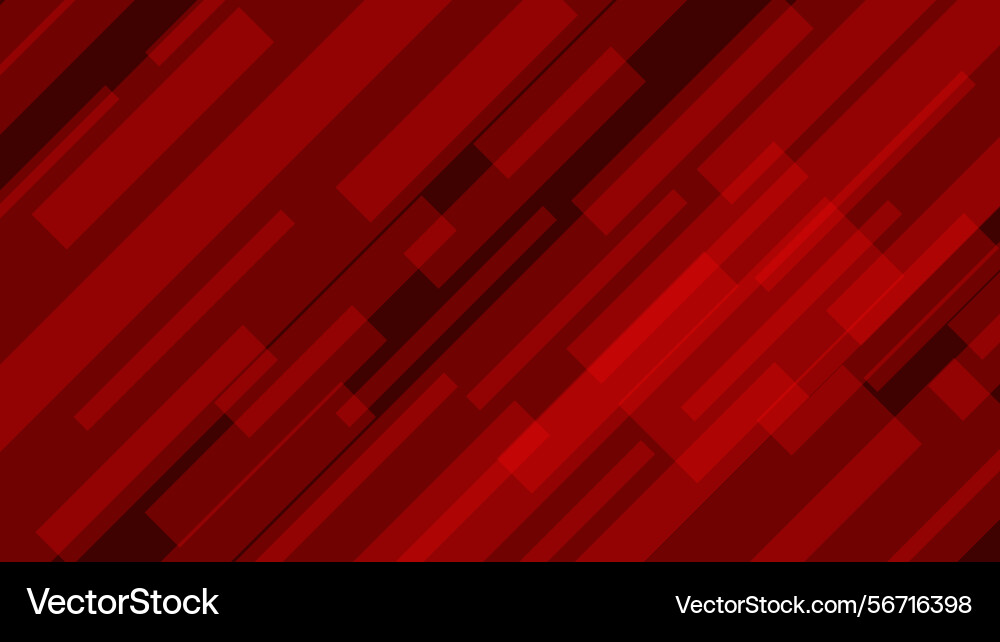Abstract red geometric pattern with diagonal lines Vector Image