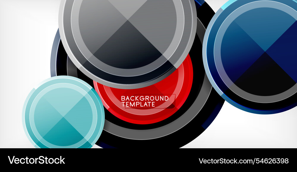Geometric design abstract background - circles Geometric design abstract background - circles Vector Image