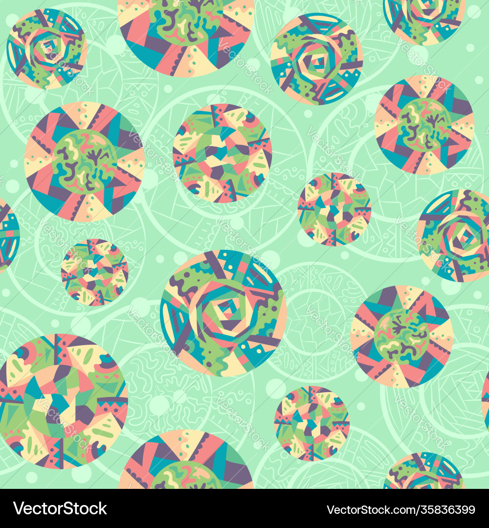 Bohemian Aztec Pattern vector image