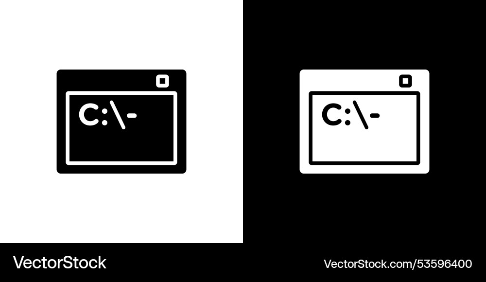 Cmd or command icon isolated flat in outline vector image