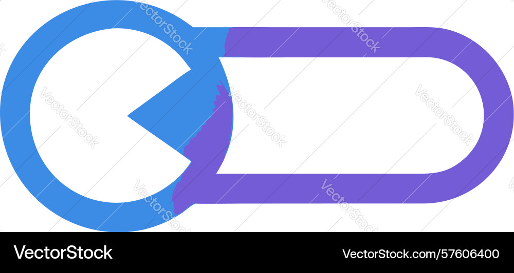 Modern gradient slider bar ui element for control vector image