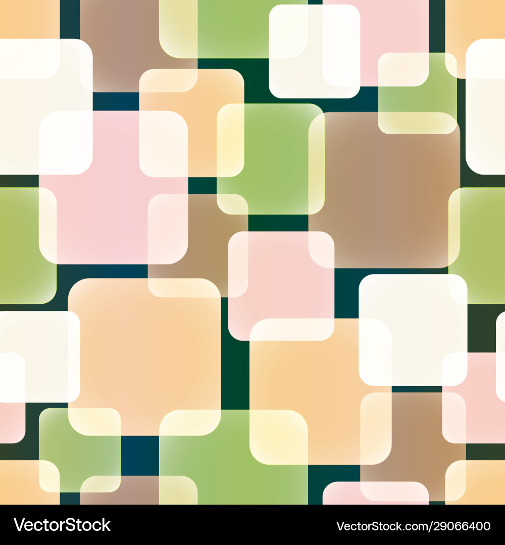 Seamless pattern overlap and transparent squares Seamless pattern overlap and transparent squares Vector Image