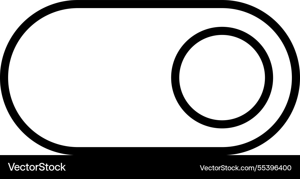 Switch toggle icon Vector Image