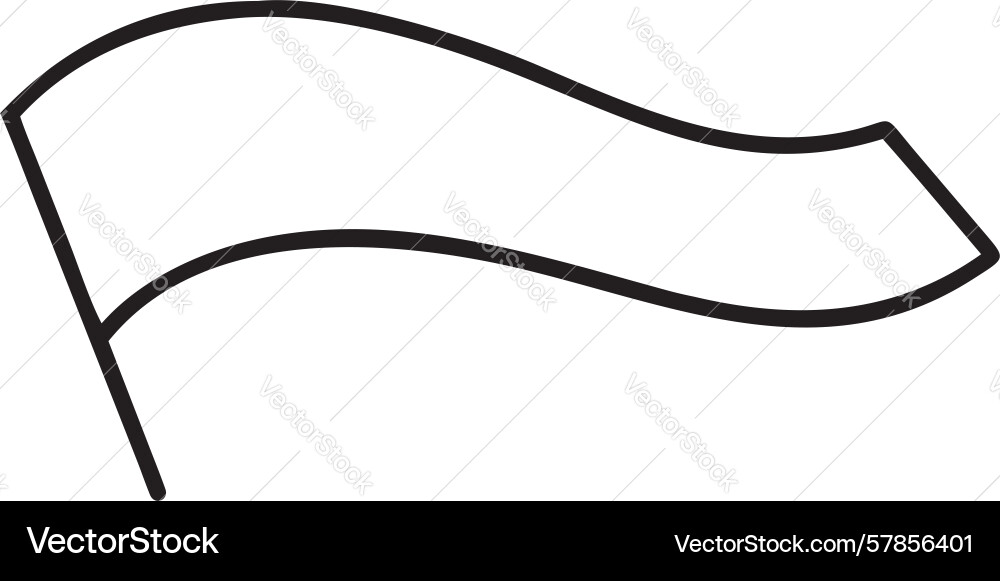 Abstract air flow lines icon design generative ai vector image