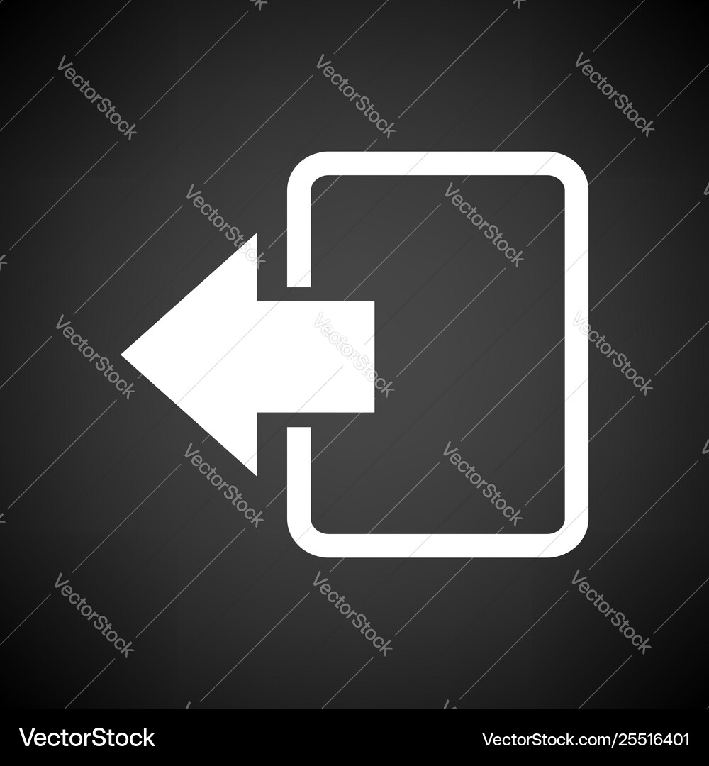 Exit icon Exit icon vector image