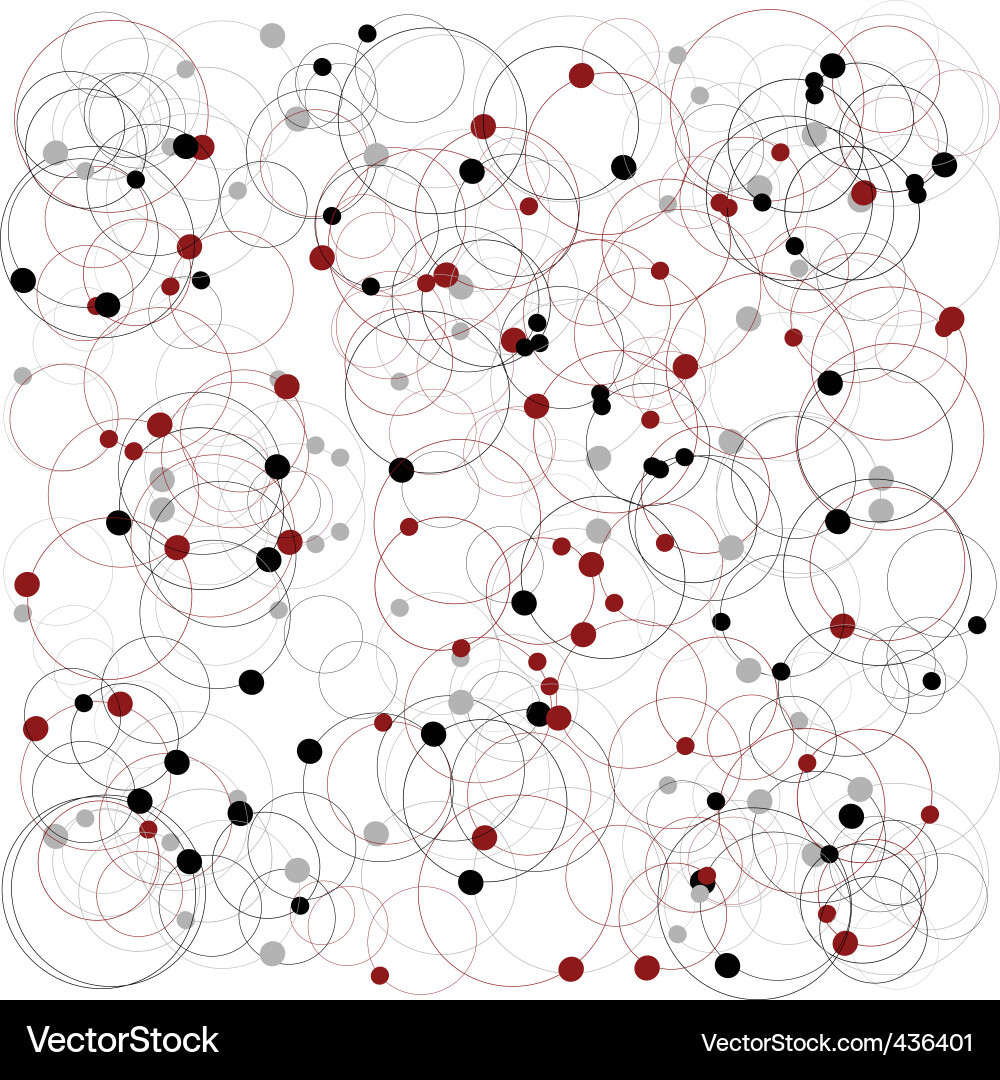 Geometric Circle Pattern Vector Image