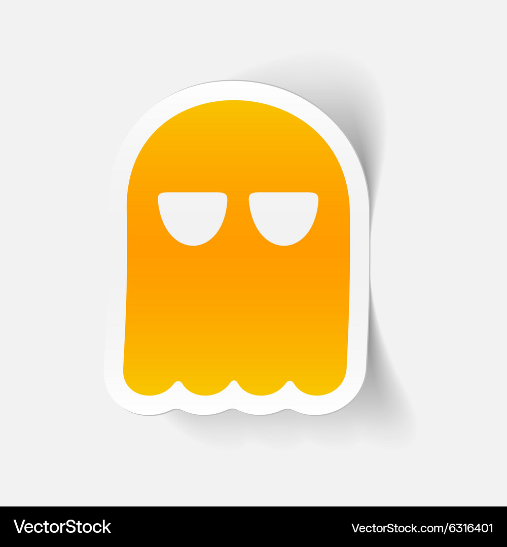 Realistic design element ghost Vector Image