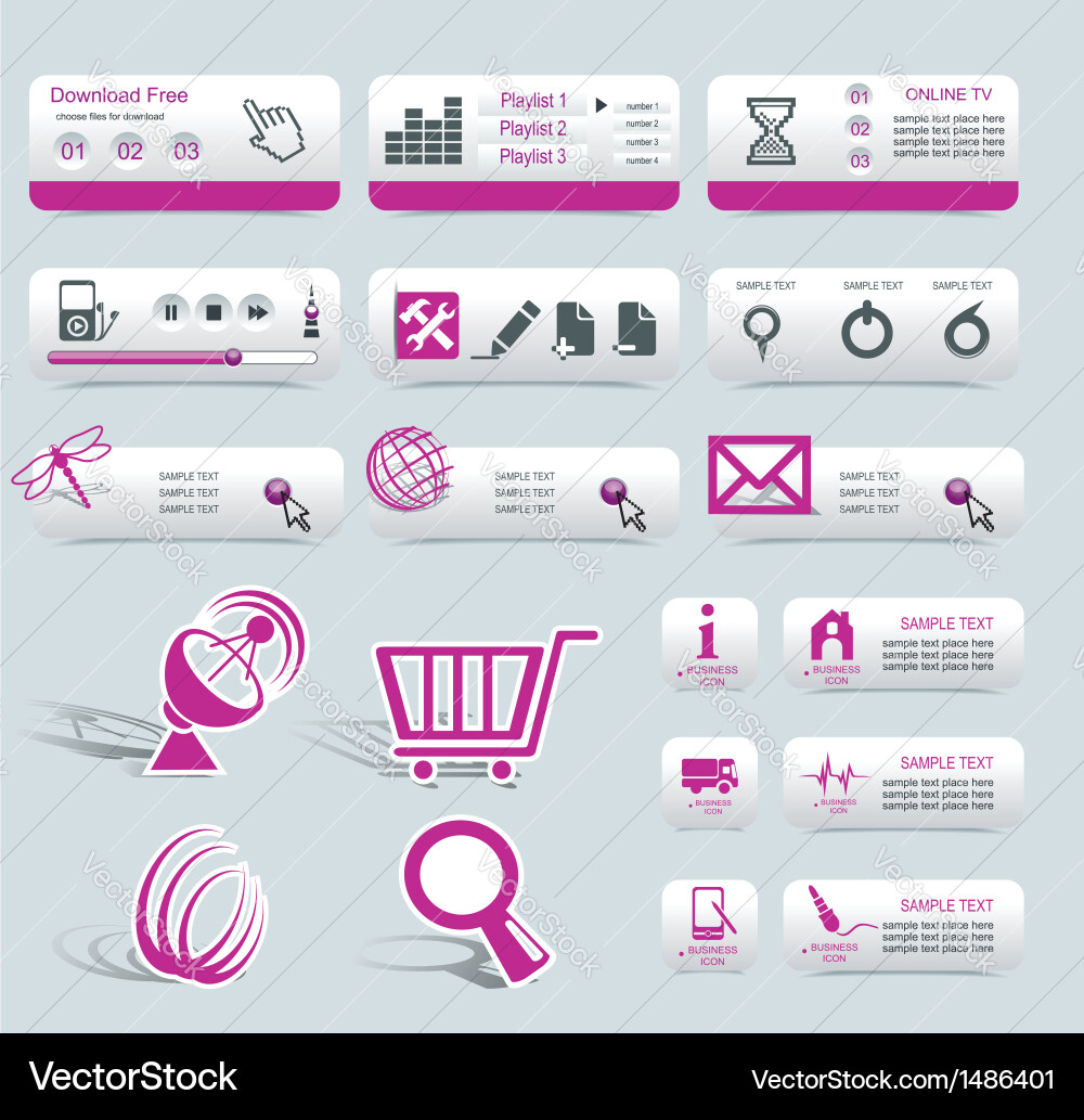 Web design frame Vector Image