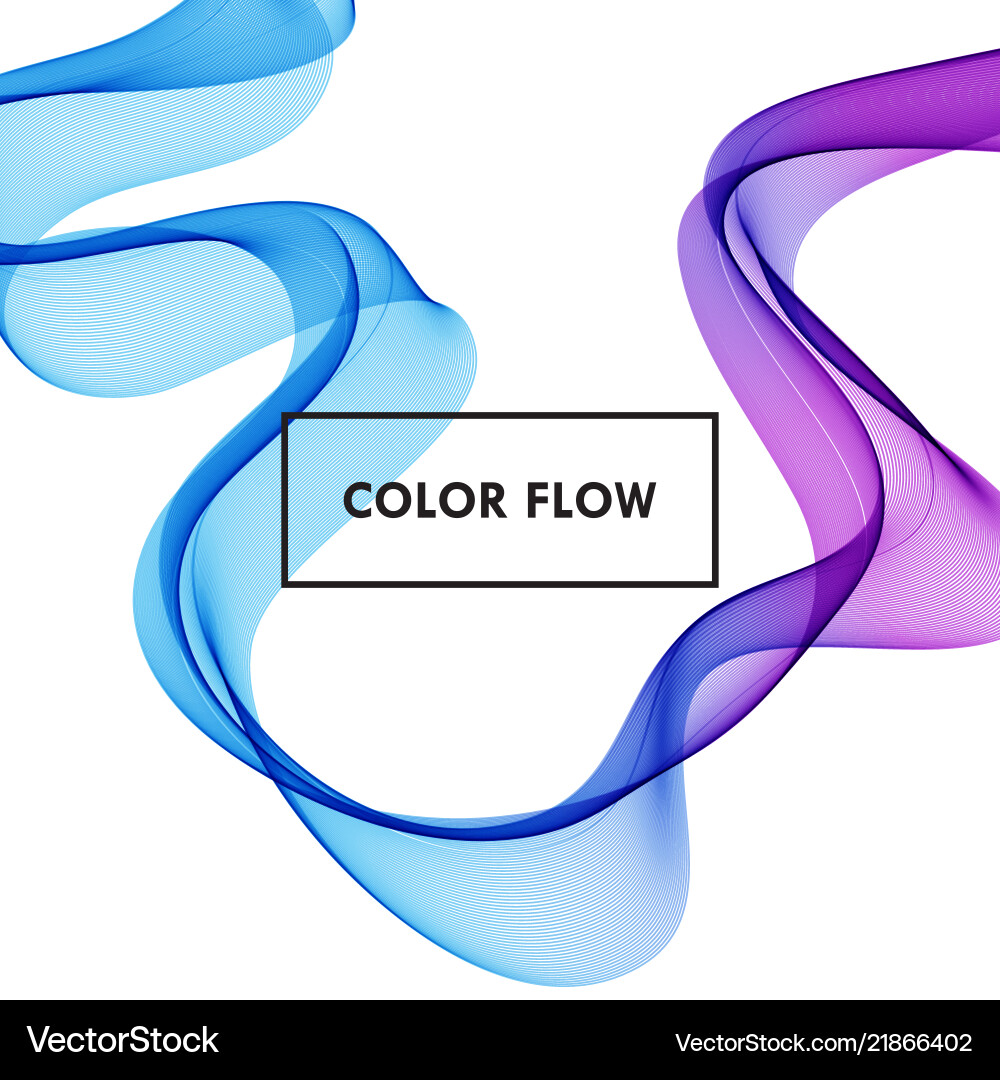 Abstract colorful background color flow Vector Image