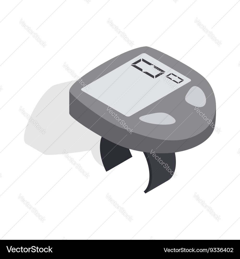 Bicycle speedometer computer icon Vector Image