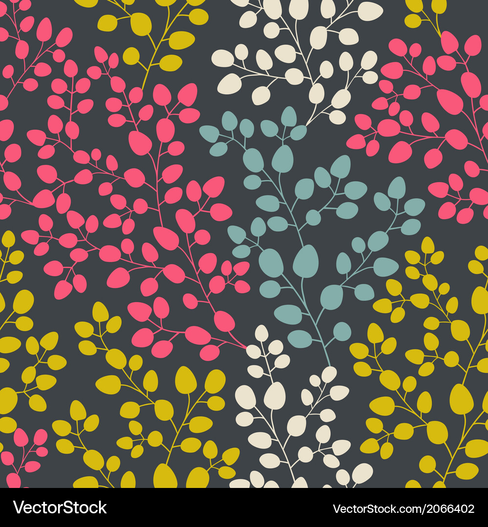Leaf Pattern Backdrop Vector Image