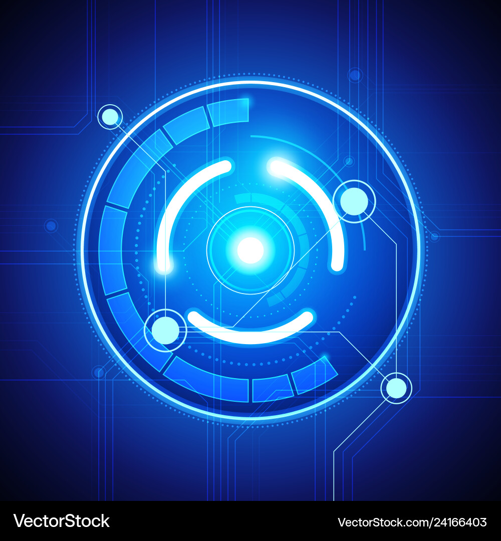 Abstract Tech Background vector image