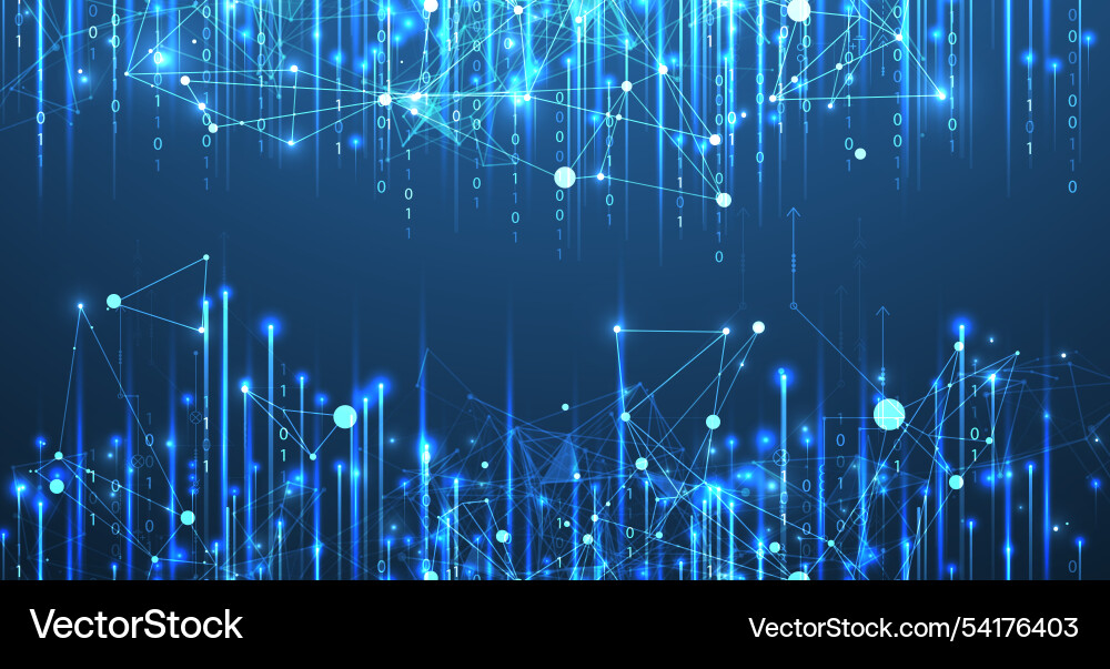 Big data futuristic technology light design datum Big data futuristic technology light design datum vector image