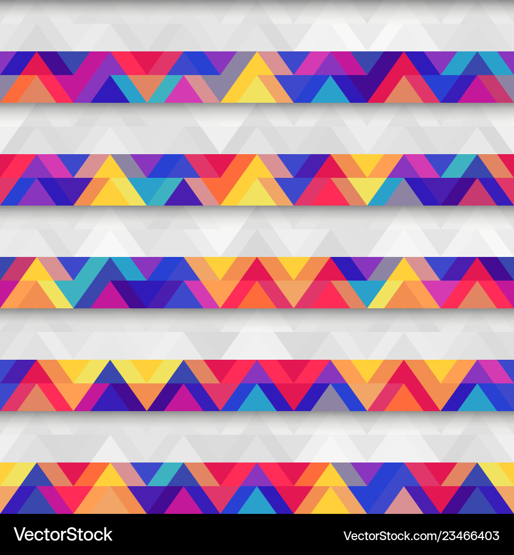 Geometric Triangle Pattern vector image
