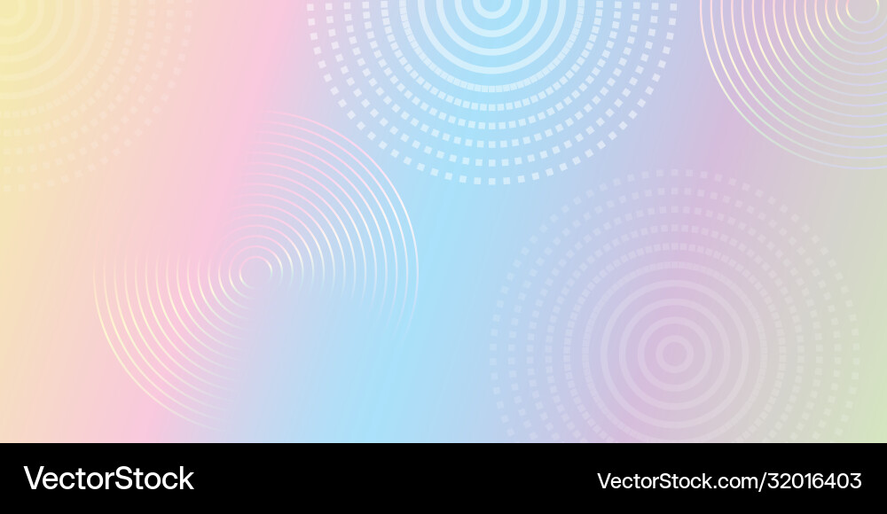 Gradient Circle Pattern Background vector image