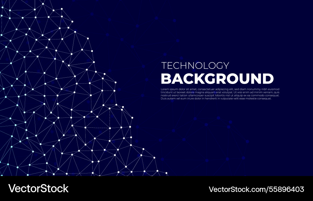 Plexus technology futuristic network background Plexus technology futuristic network background Vector Image