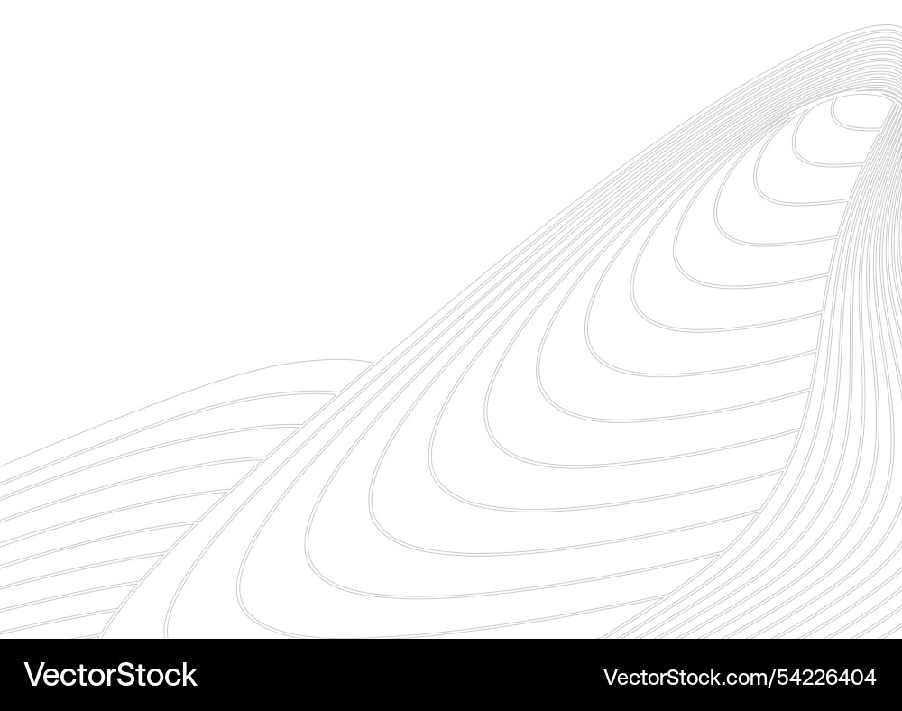 A pattern of wavy lines abstract background Vector Image