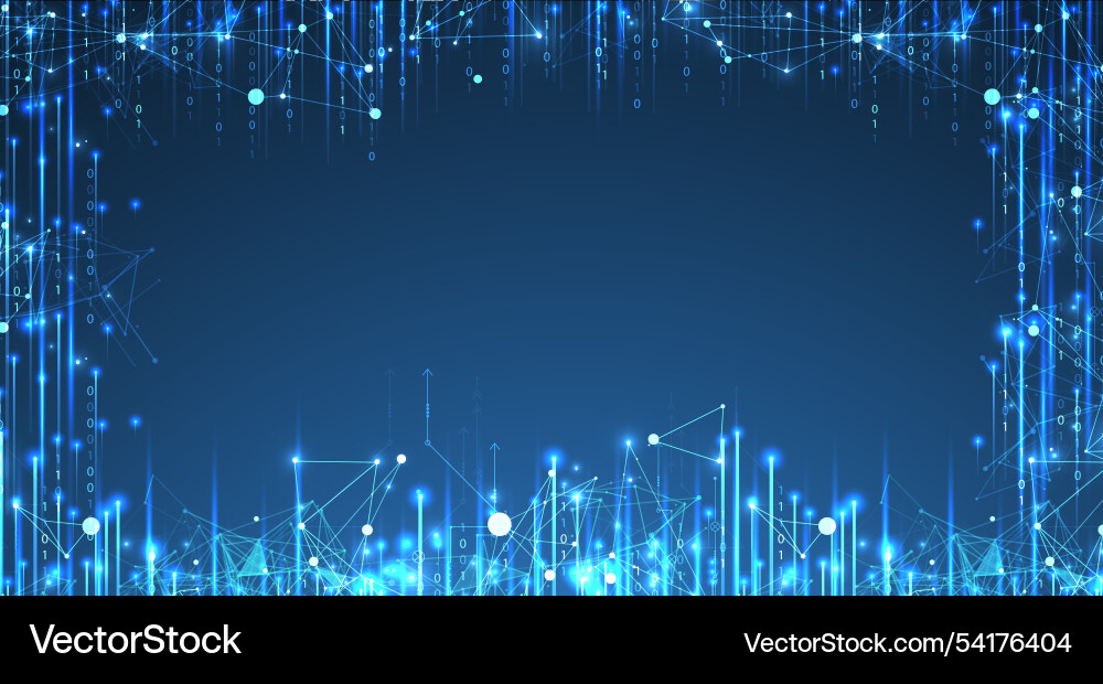 Big data futuristic technology light design datum Big data futuristic technology light design datum vector image