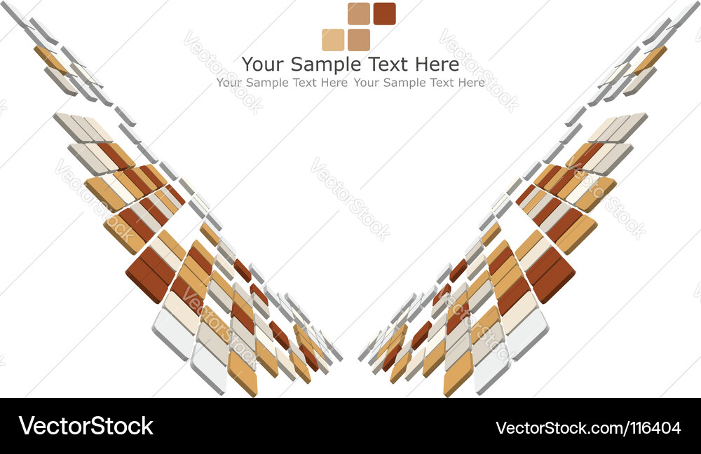 Checked background vector image