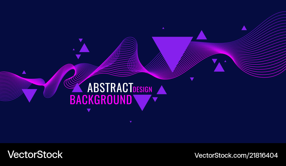 Dynamic Wave Background vector image