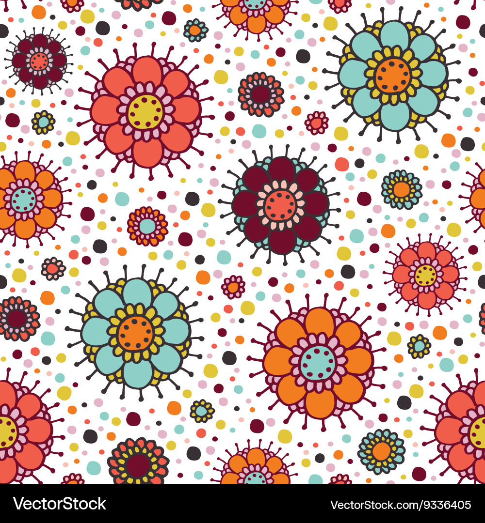 Colorful Circle Pattern Background vector image